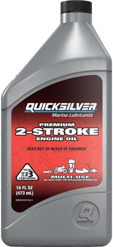 Quicksilver Premium 2-Stroke Engine Oil 16 FL OZ (473 ml)