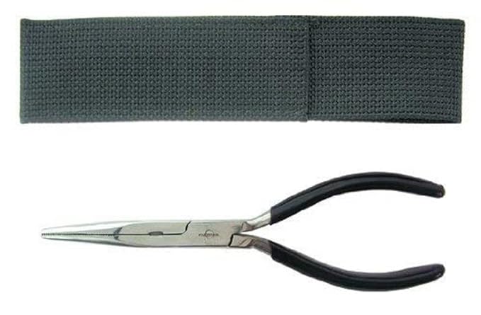 Angler's Choice Stainless Steel Fishing Pliers with Nylon Belt Sheath