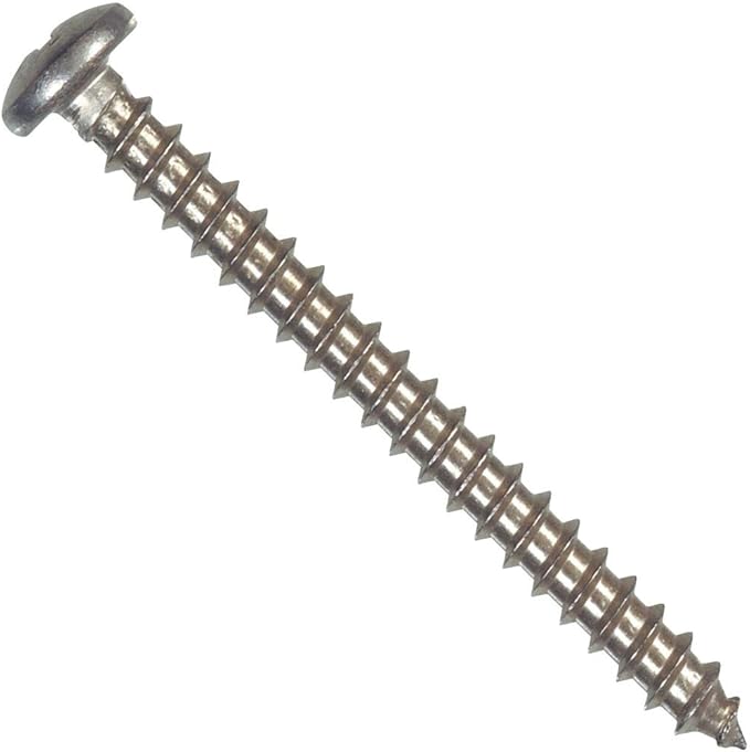 Hillman 18-8 Stainless Steel Pan Head Phillips Sheet Metal Screw (#10 x 3/4