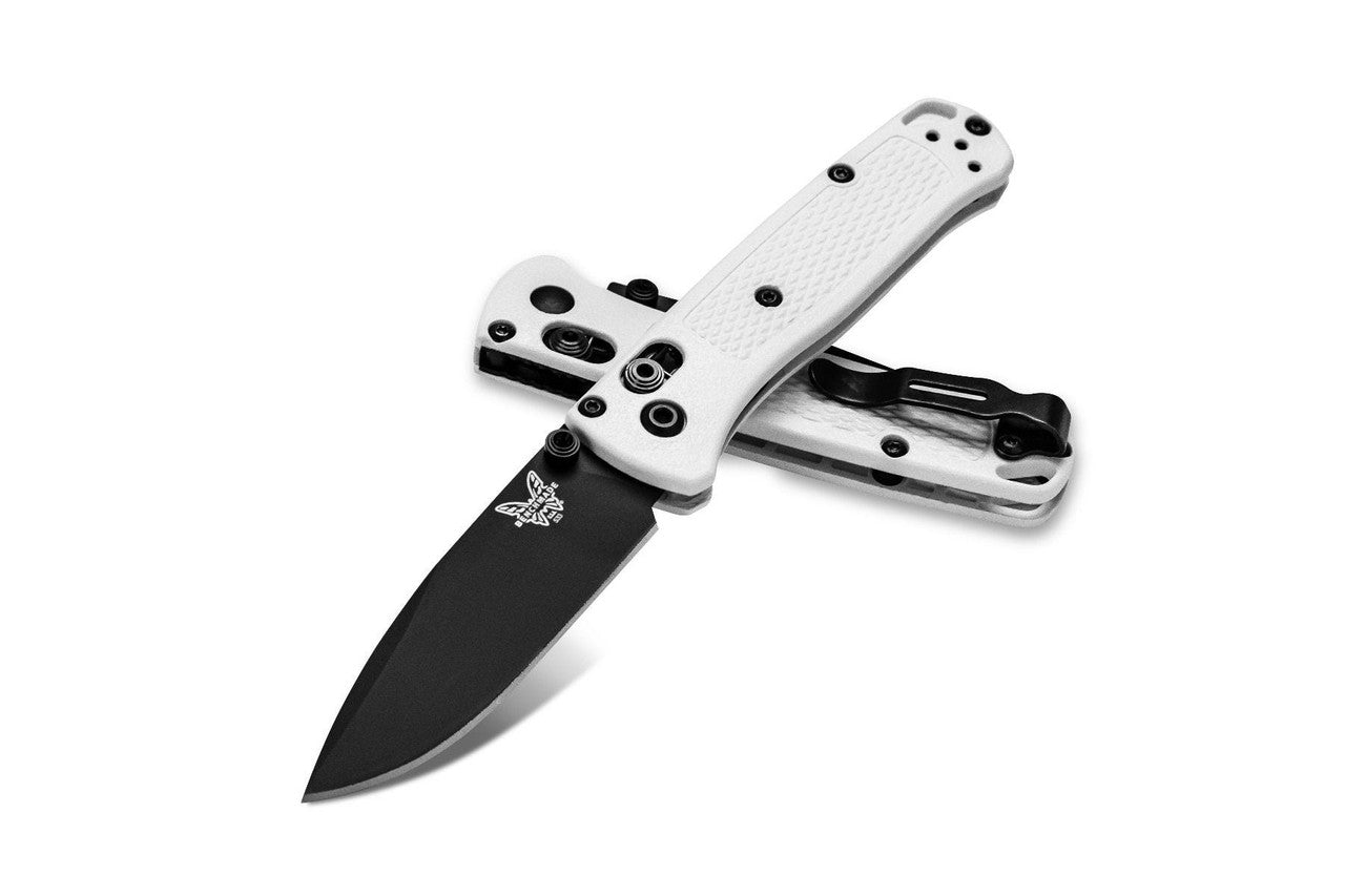 Benchmade Mini Bugout White Black Blade