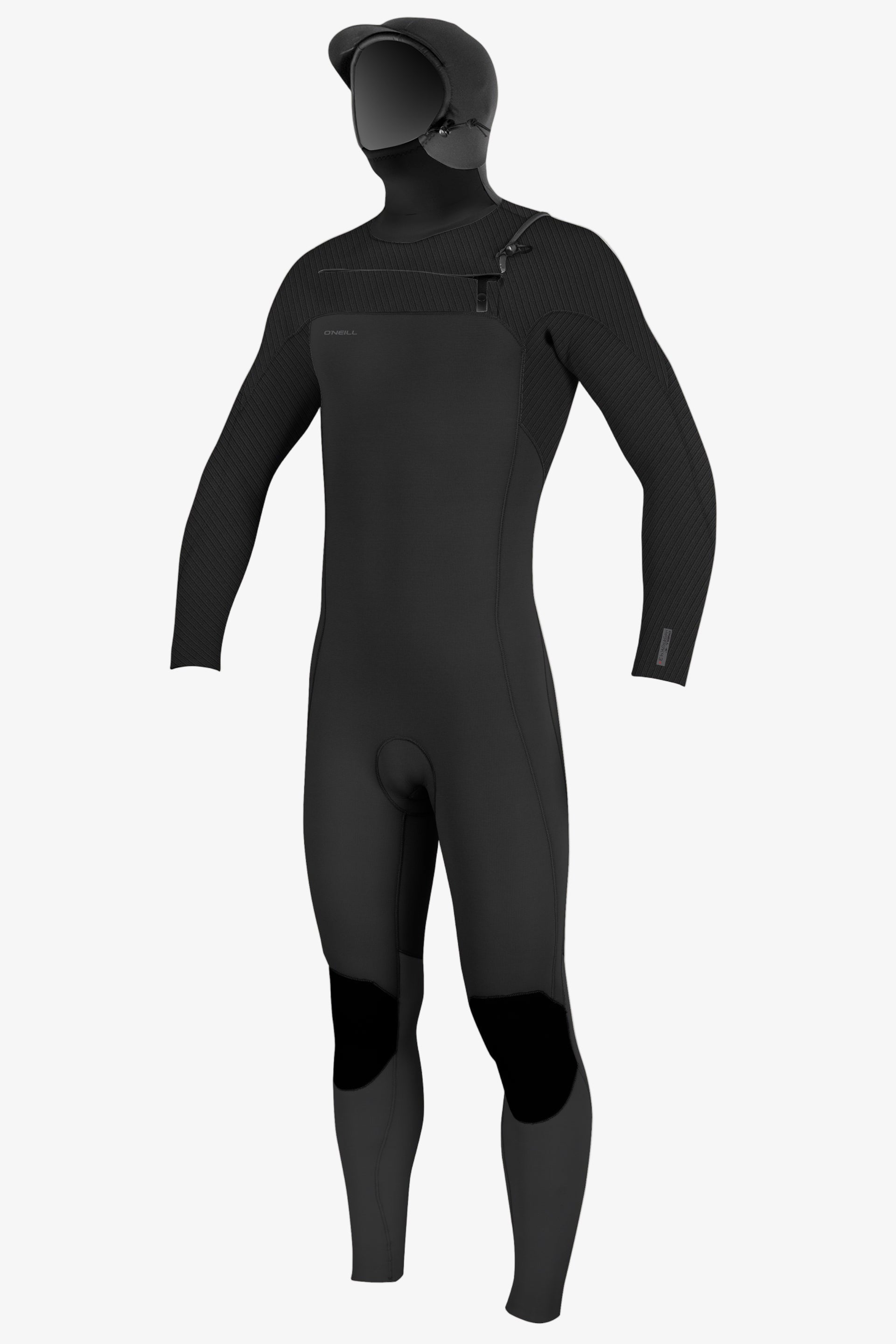 O'Neill Hyperfreak 5/4mm+ Chest Zip Full Wetsuit With Hood