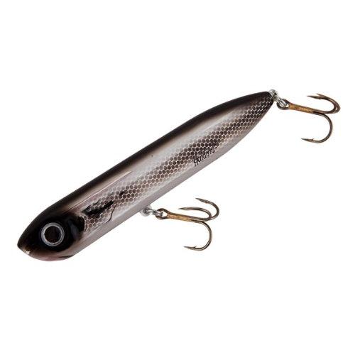 Heddon Chug'n Spook Topwater Hard Bait, Black Shiner ZZZ