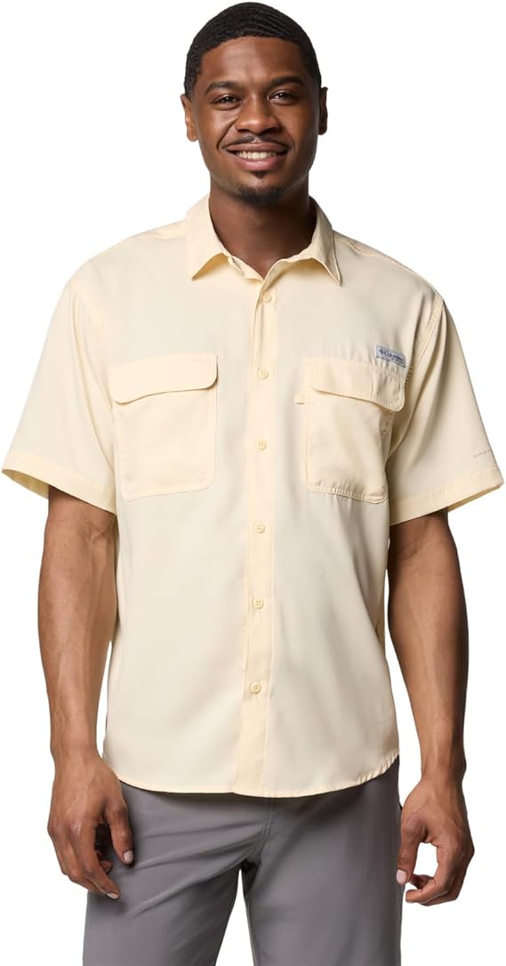 pfg dress shirts Columbia Men's PFG Bahama II Long Sleeve Shirt - M