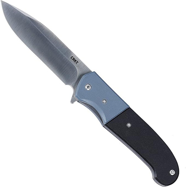 CRKT 6880 Ken Steigerwalt Ignitor Assisted Flipper Knife 3.48" Satin Drop Point Blade