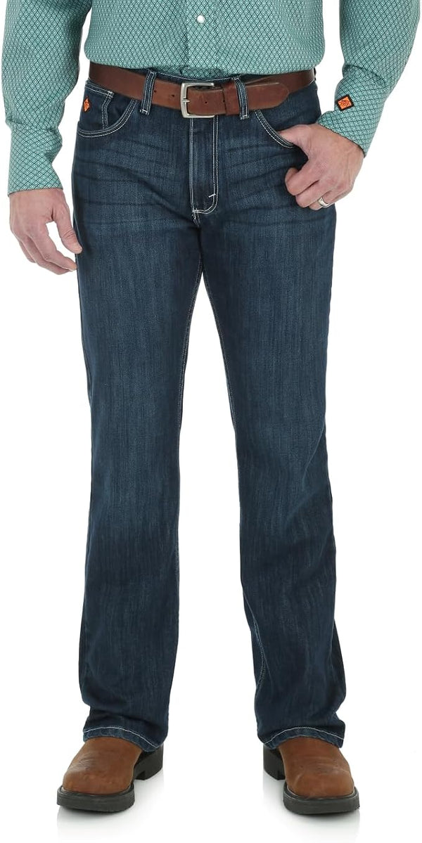Wrangler® FR Denim Vintage Slim Boot Jean