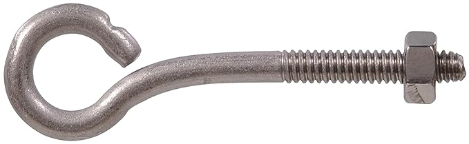 Hillman Stainless Steel Eye Bolt with Nut (1/4