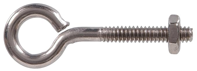 Hillman Stainless Steel Eye Bolt with Nut (3/8