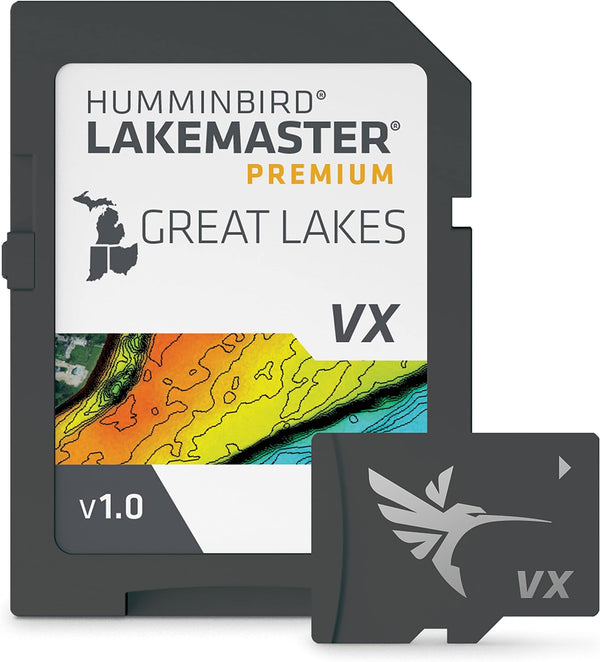Humminbird Lakemaster VX 602002-1 Premium Great Lakes microSD