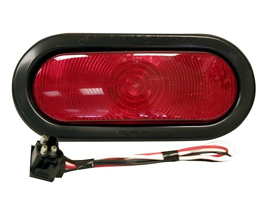 Peterson Red Oval Stop/Tail/Turn Light Kit