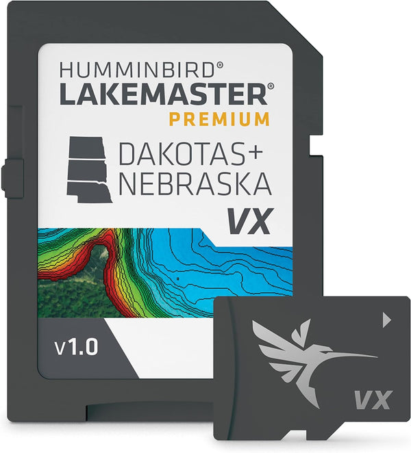 Humminbird Lakemaster VX 602001-1 Premium Dakotas and Nebraska microSD