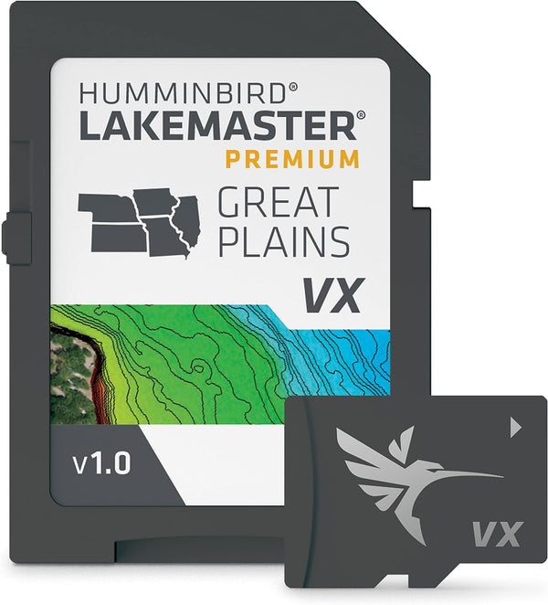 Humminbird Lakemaster VX 602003-1 Premium Great Plains microSD
