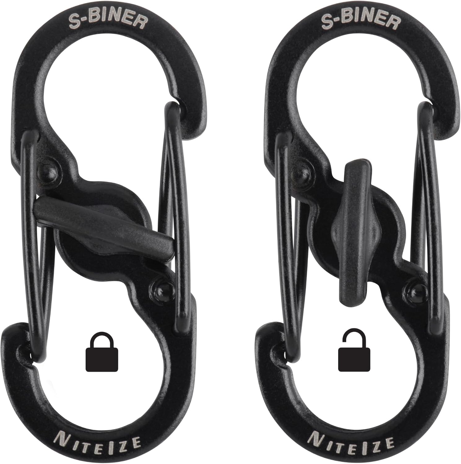 Nite Ize S-Biner Microlock Stainless Steel