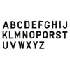 Seachoice 74131 Gothic 3" Black "A" Letter Stickers