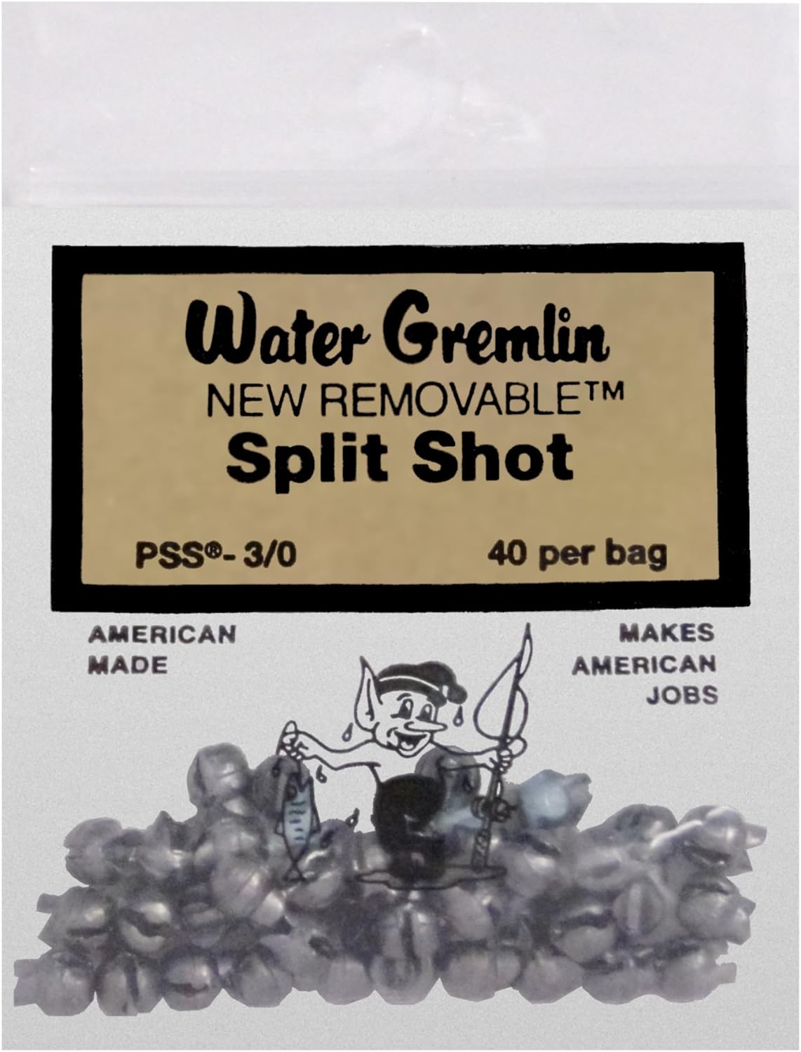 Water Gremlin Removable Split Shot Pouch 3/0