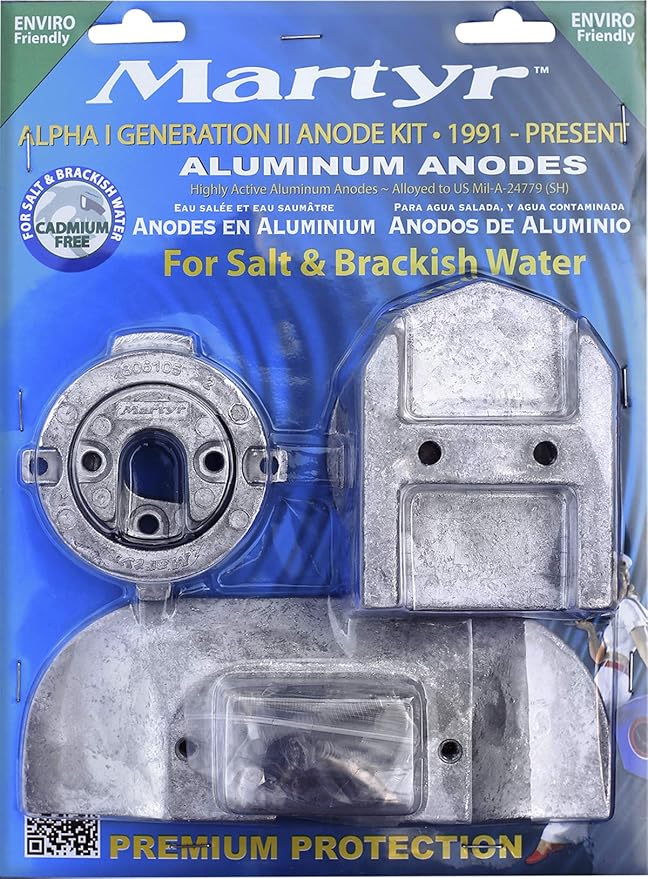 Martyr Alpha I Generation II Anode Kit 1991 Present
