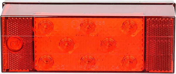 Peterson V856L Tail Light with License Light, LED Lamp, Red Light
