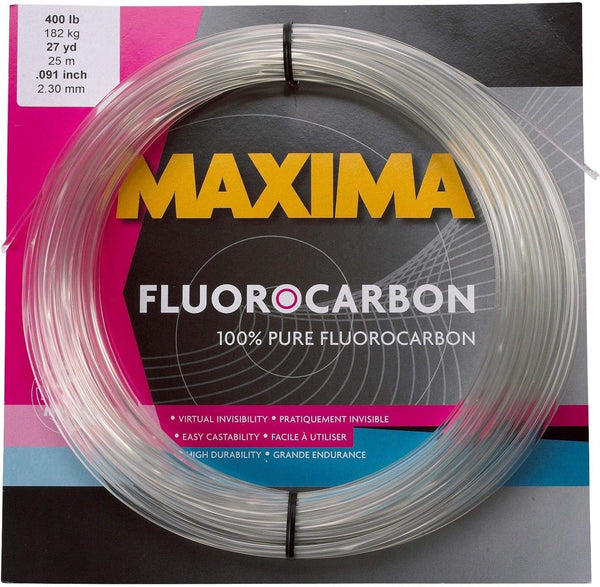 Maxima Fishing Line Fluorocarbon Leader Coils, Clear