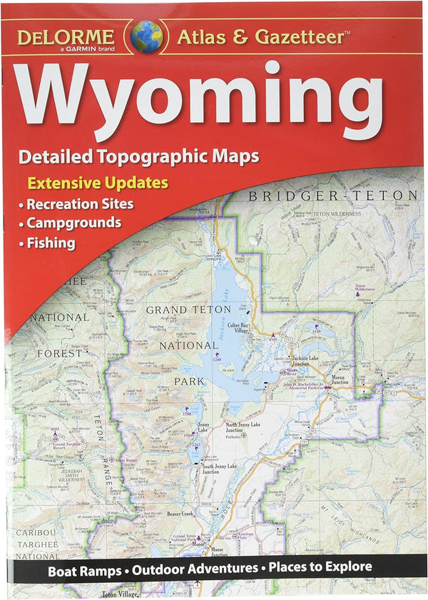 Garmin Delorme Atlas & Gazetteer Paper Maps - Wyoming