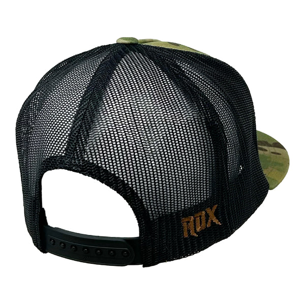Addicted Fishing Chromaflague Flatbill Trucker Hat