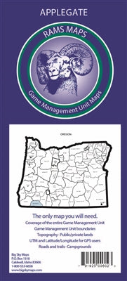 Rams Oregon Game Management Unit Maps