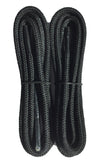 Obenauf's Boot Laces Industrial Strength Black Waxed Round Black -54"