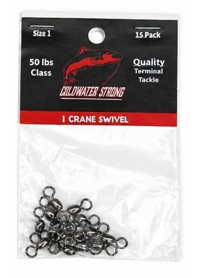 Coldwater Strong Crane Barrel Swivels 15 Pack