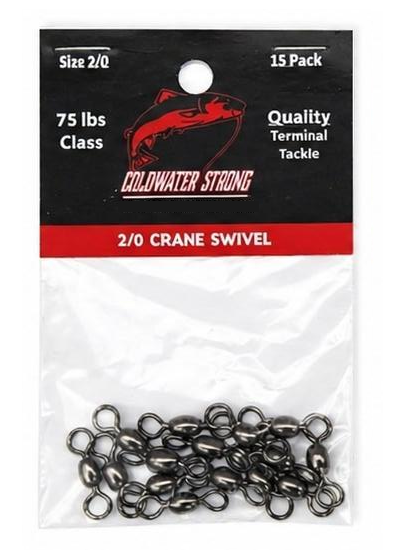 Coldwater Strong Crane Barrel Swivels 15 Pack