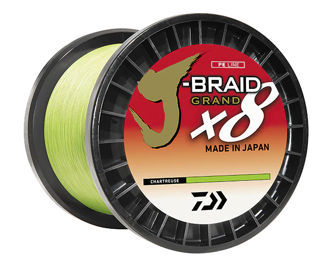 Daiwa J-Braid x8 Grand Braided Line - Service Spools