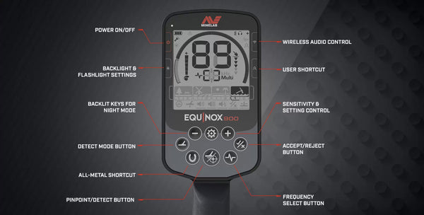 Minelab EQUINOX 900 Multi-Purpose Metal Detector