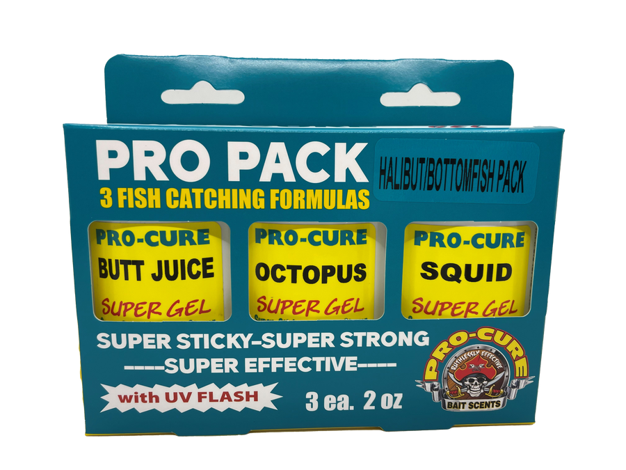 Pro-Cure 3-Pack Halibut Bottomfish Pro Pack