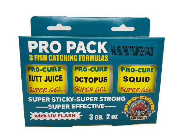 Pro-Cure 3-Pack Halibut Bottomfish Pro Pack