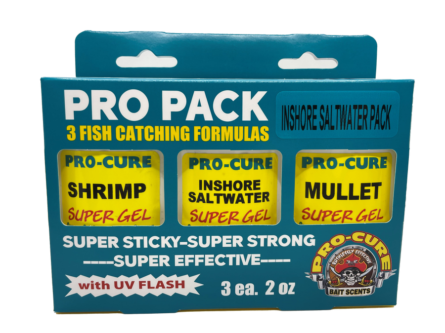 Pro-Cure 3-Pack Inshore Saltwater Pro Pack
