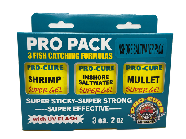 Pro-Cure 3-Pack Inshore Saltwater Pro Pack