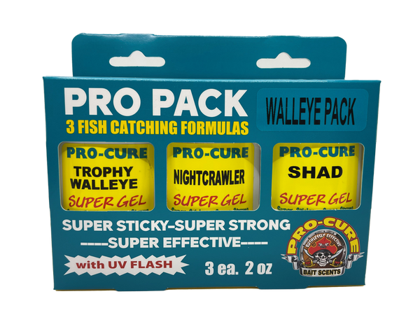 Pro-cure 3-Pack Walleye Pro Pack