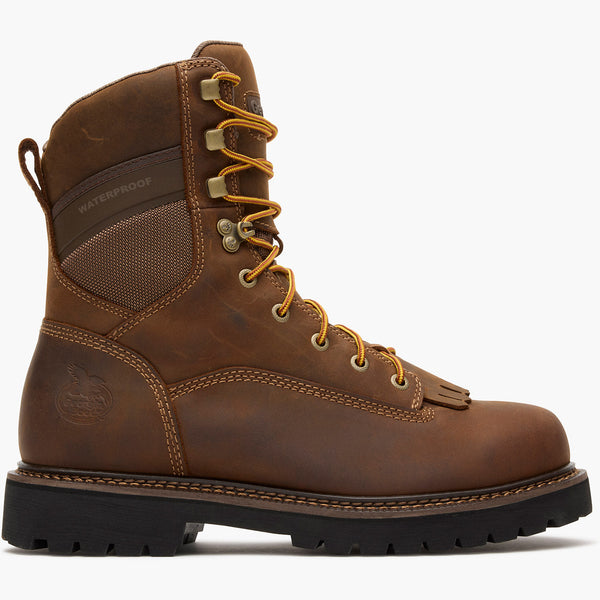 Georgia Boot Men's Low Heel Round Toe Waterproof Logger Work Boots, 9 in. - 1447254 at Tractor Georgia Boot Men's Low Heel Round Toe Waterproof Logger Work Boots, 9 in. - 1447254 at Tractor