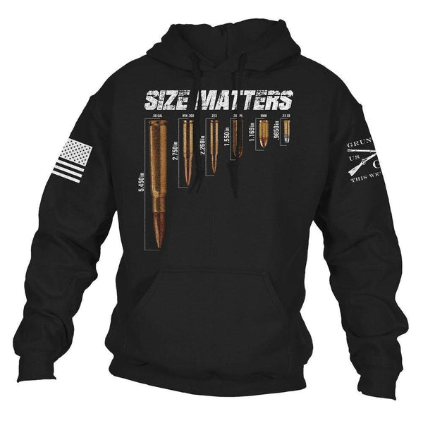 Grunt Style Size Matters Hoodie Men's