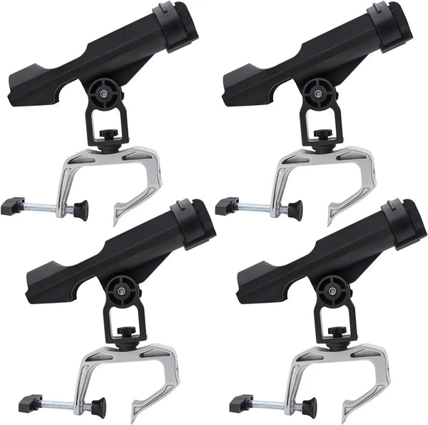 OEM Fishing Boat Rod Holder Fishing Rod Racks with 360 Degree Adjustable Large Clamp Racks Bracket for Kayak Canoe Raft Fishing B06