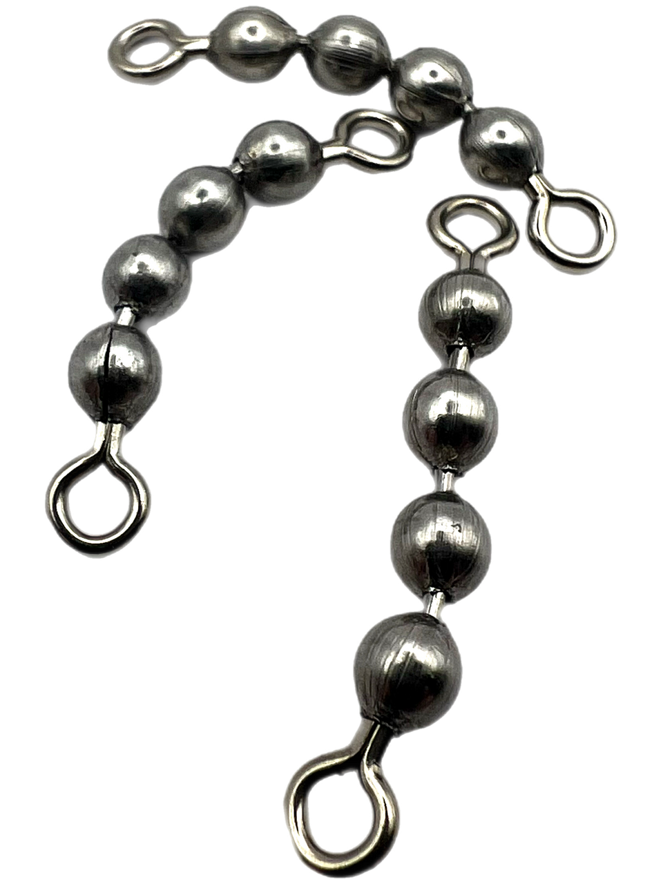XXB Hawken Fishing Stainless 4 Bead Chain Swivel