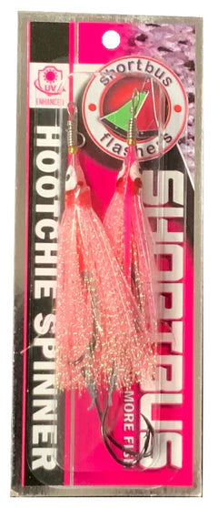 Shortbus Hoochie Tinsel Spinner Rig - 2PK