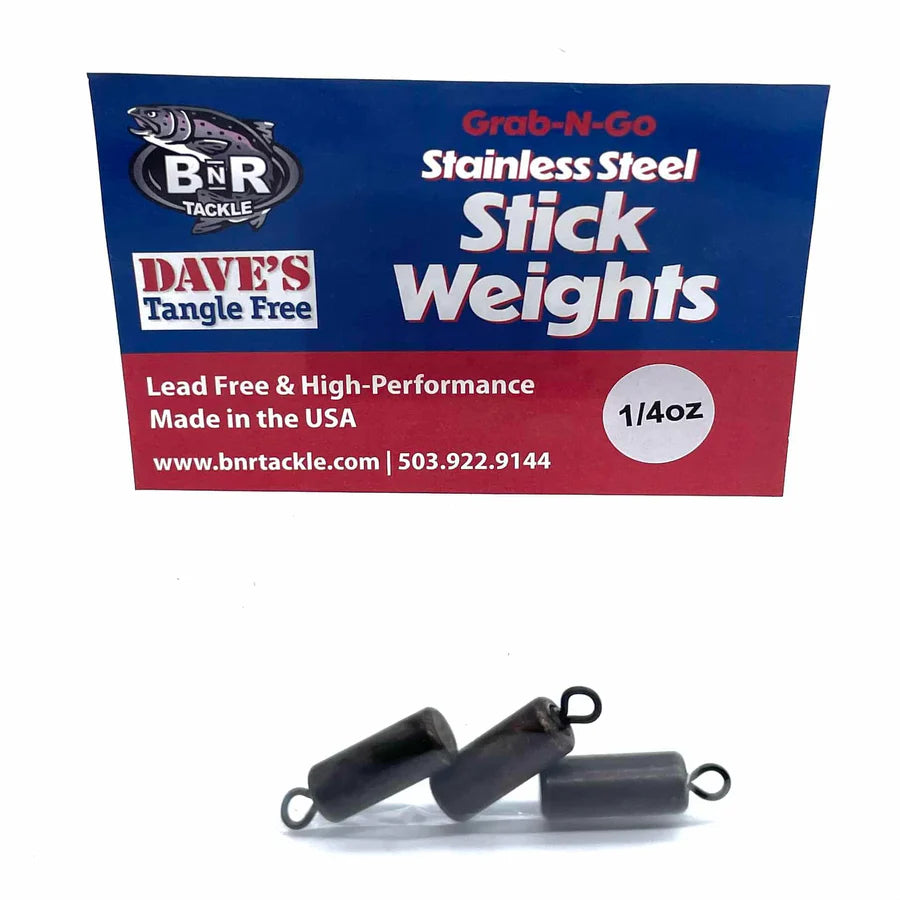 BNR Steel STICK Fishing Weights 1/4 Oz
