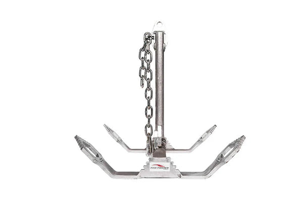 Fish Fighter 26 lb. Boat Anchor | Breakaway | Galvanized | Columbia River Edition