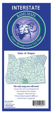 Rams Oregon Game Management Unit Maps