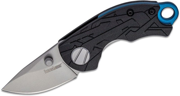 Kershaw Hub Folding Knife - 1.7" Plain Drop Point Blade