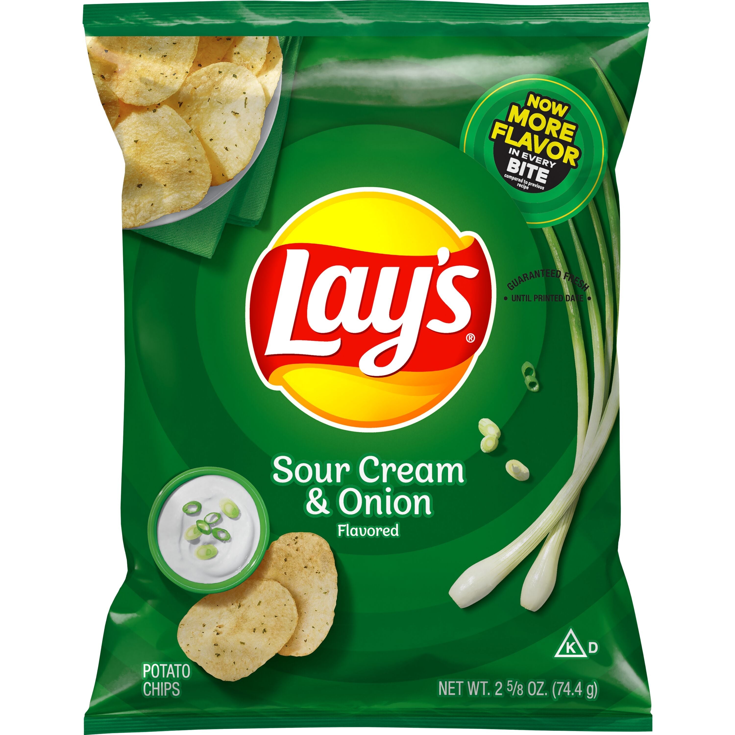 Lay's Sour Cream & Onion Flavored Potato Chips