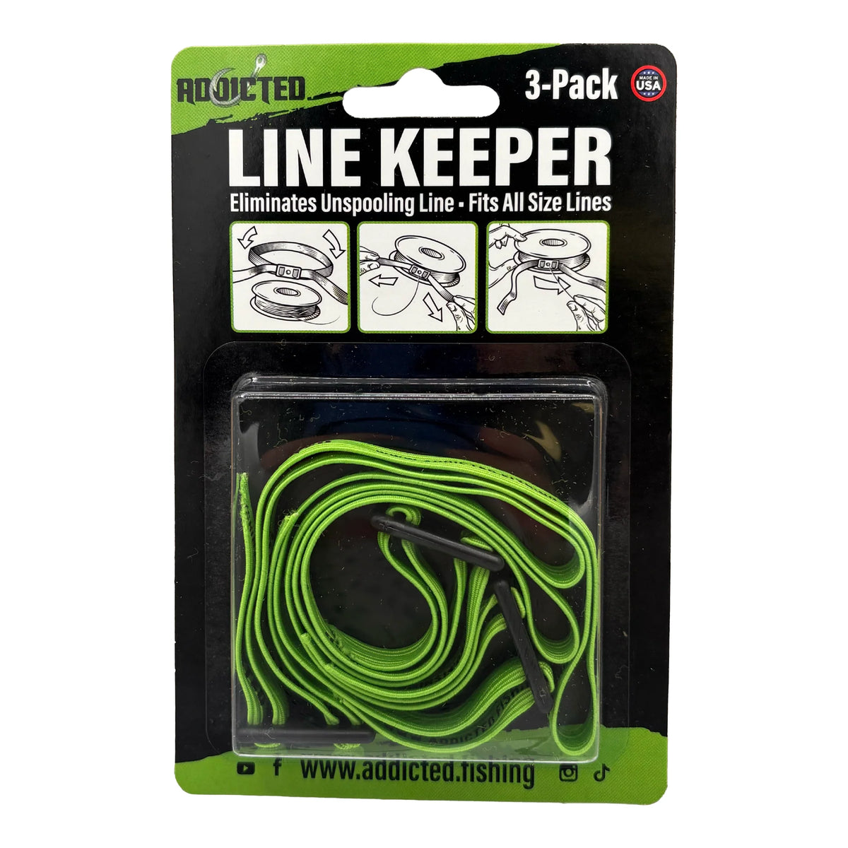 addicted fishing hook cup Angler Advantage Box Subscription or your favorite fishing spot Addicted Fishing Line Keepers