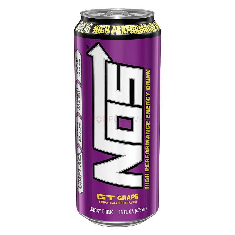 Nos Energy Drink GT Grape 16 OZ