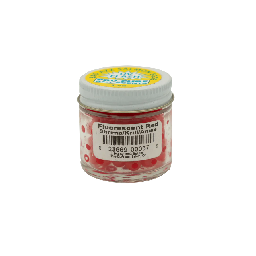 Pro-Cure BAD AZZ Salmon Eggs - Shrimp/Krill/Anise 1 OZ ZZB ZZZ