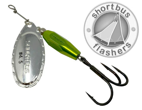 Shortbus Casting Spinner - Metallic Chartreuse #5