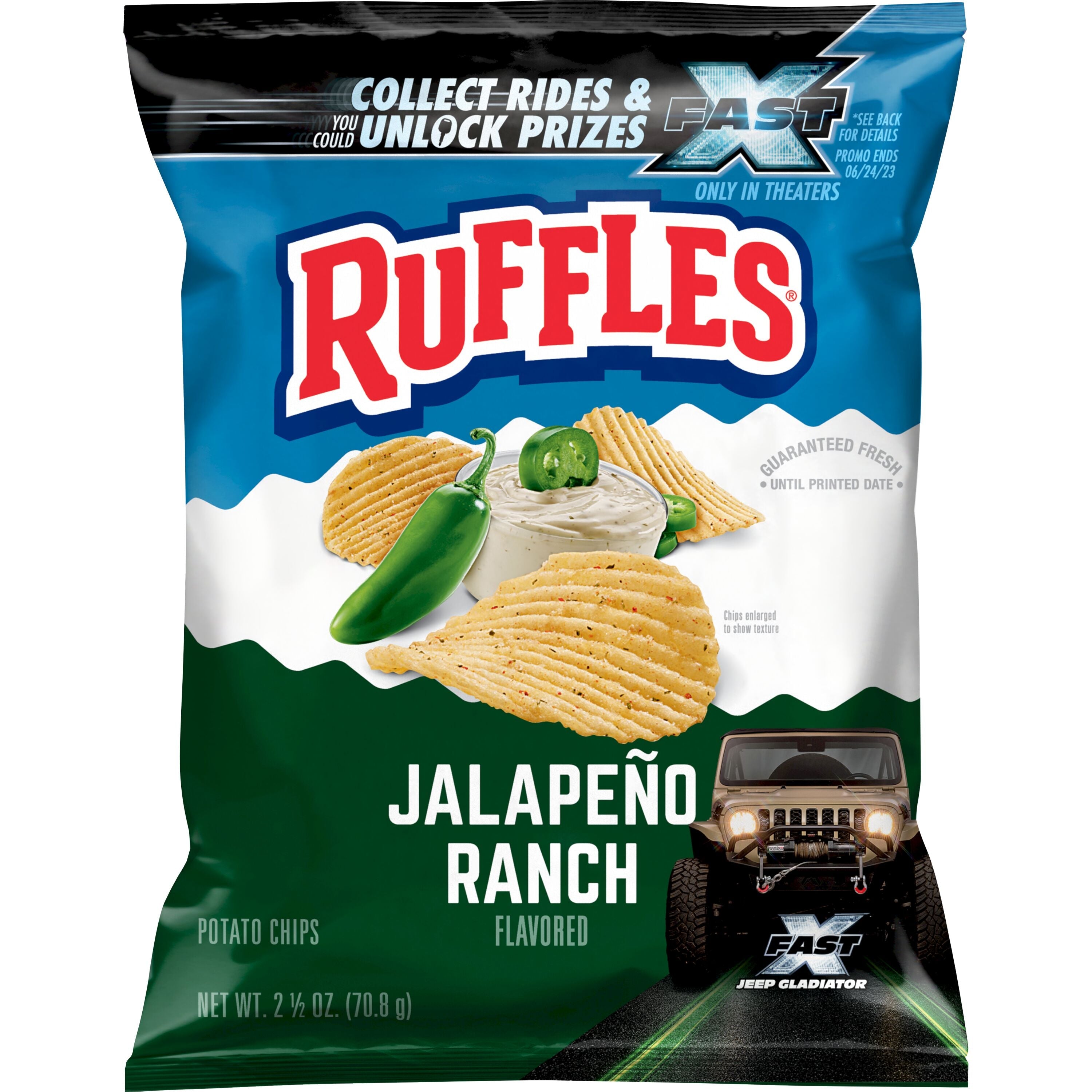 Ruffles Jalapeno Ranch Flavored Potato Chips – Frito-Lay | Fisherman's ...