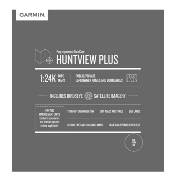 Garmin HuntView Plus Maps microSD™/SD™ card: Oregon 24/25